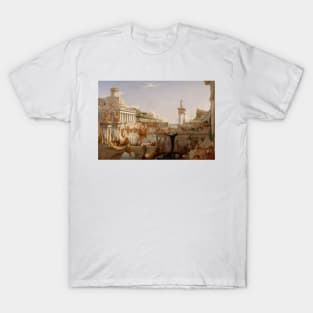 The Consummation of Empire from The Course of Empire by Thomas Cole T-Shirt